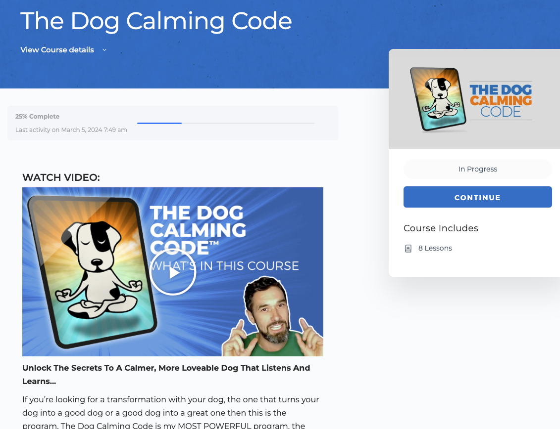 The Dog Calming Code review